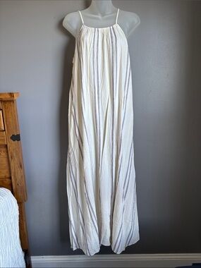A NEW DAY lightweight striped maxi dress * sz M